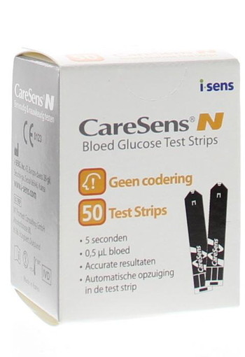 Caresens N glucose teststrips (50 Stuks)