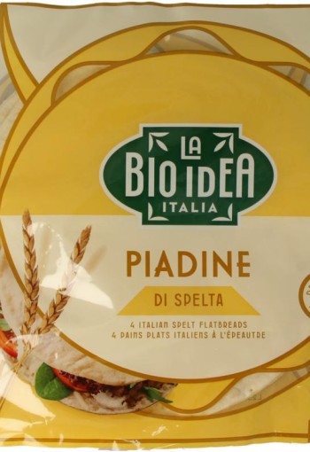 Bioidea Spelt piadine wrap bio (4 Stuks)
