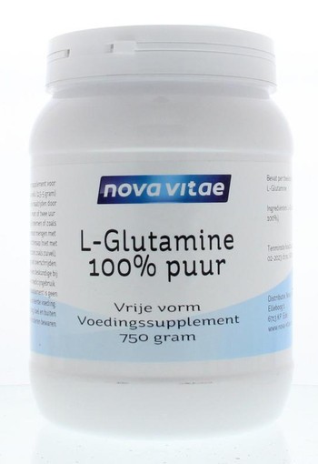 Nova Vitae L-Glutamine 100% puur (750 Gram)
