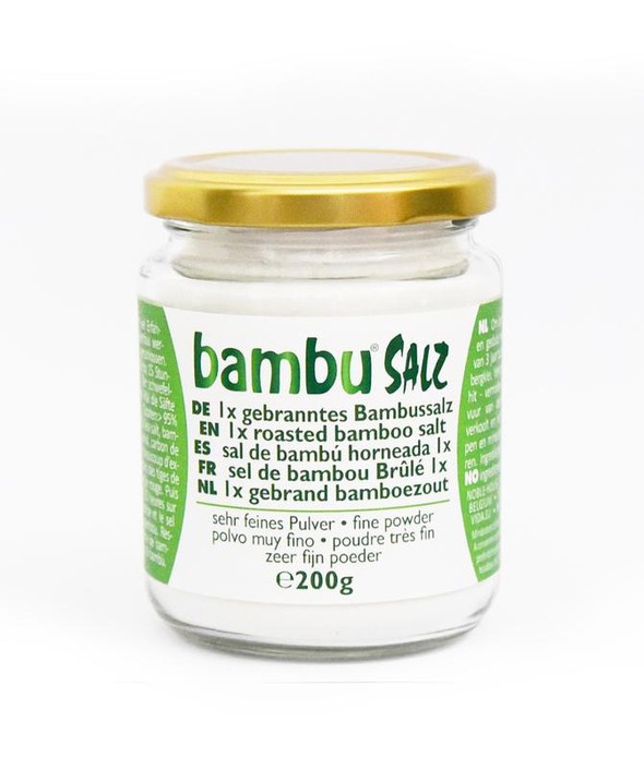 Bambu Salz Bamboezout zeer fijn 1x gebrand (200 Gram)