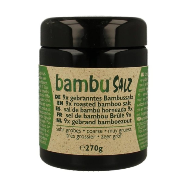 Bambu Salz Bamboezout zeer grof 9x gebrand (270 Gram)