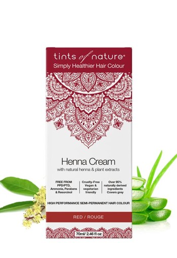 Tints Of Nature Henna cream red semi permanent (70 Milliliter)