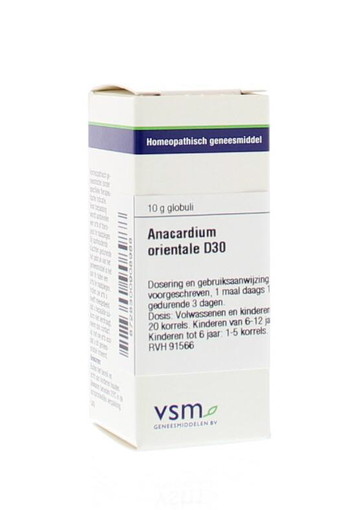 VSM Anacardium orientale D30 (10 Gram)