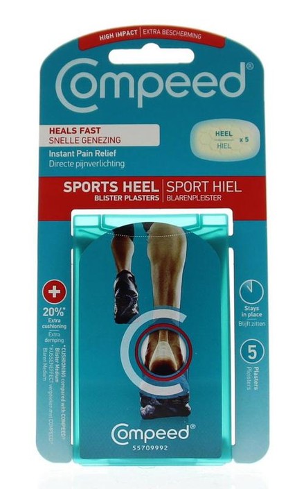Compeed Sport hiel blarenpleister (5 stuks)