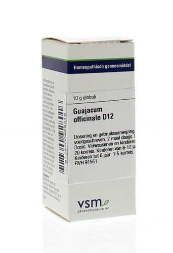 VSM Guajacum officinale D12 (10 Gram)
