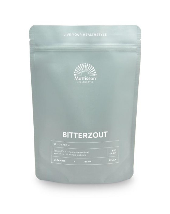 Mattisson Bitterzout epsom zout magnesiumsulfaat (650 Gram)