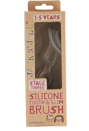 Jack n Jill Silicone tooth & gum brush (1 Stuks)