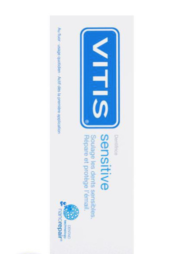 Vitis Tandpasta sensitive (75 Milliliter)