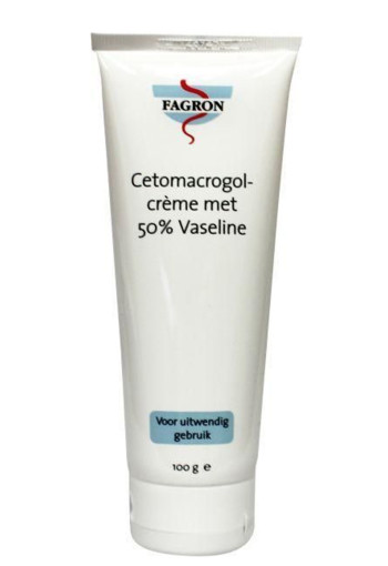 Fagron Cetomacrogol creme 50% vaseline (100 Gram)