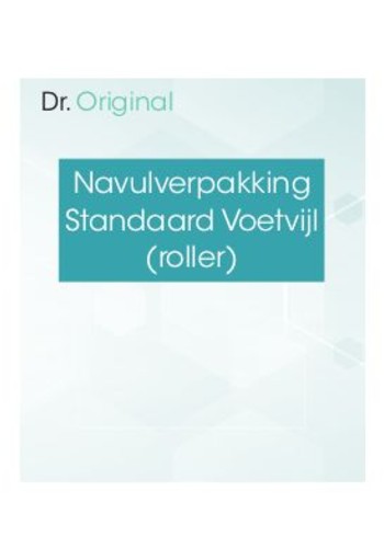 Dr Original Navulverpakking standaard voetvijl (roller) (1 Stuks)