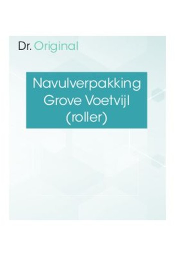 Dr Original Navulverpakking grove voetvijl (roller) (1 Stuks)