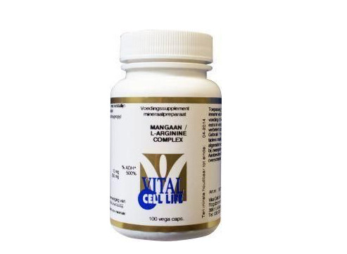 Vital Cell Life Mangaan/L-Arginine complex (100 Capsules)