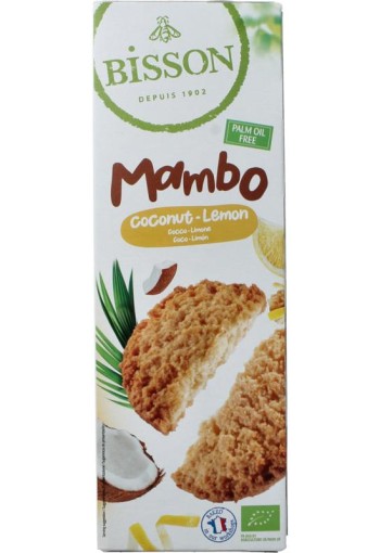 Bisson Zandkoekje kokos citroen bio (150 Gram)