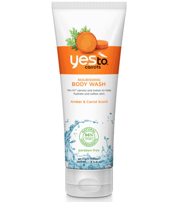 Yes To Carrots Body wash nourishing tube (280 Milliliter)