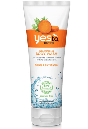 Yes To Carrots Body wash nourishing tube (280 Milliliter)