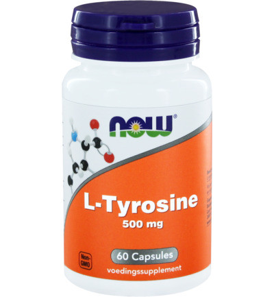 Now L-tyrosine 500 Mg 60ca
