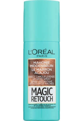 L'Oréal Paris Magic Retouch Uitgroei Camouflage Spray 6 Mahonie Middenbruin