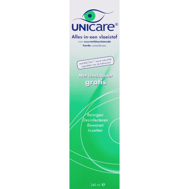 Unicare Alles-in-een vloeistof harde lenzen 240 ml