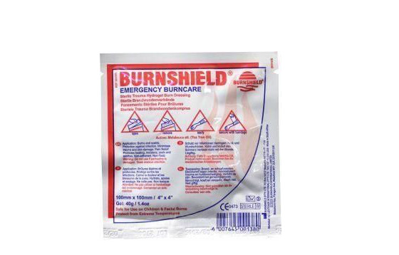 Burnshield Hydrogel kompres 10 x 10cm (1 Stuks)