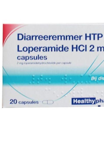 Healthypharm Loperamide 2 mg diarreeremmer (20 Capsules)