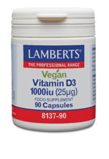Lamberts Vitamine D3 1000IE 25mcg vegan (90 Capsules)