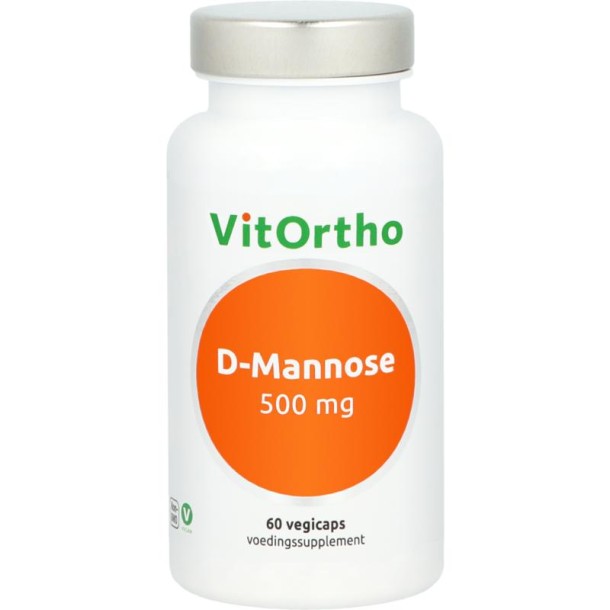 Vitortho D-Mannose 500mg (60 Vegetarische capsules)