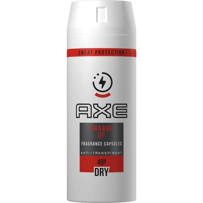 album Einde Straat AXE Deodorant spray anti transpirant charge up (150 ml)