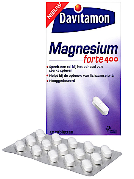 Davitamon Magnesium Tabletten 400 mg - 30 stuks - Voedingssupplement