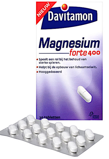 Davitamon Magnesium Tabletten 400 mg - 30 stuks - Voedingssupplement