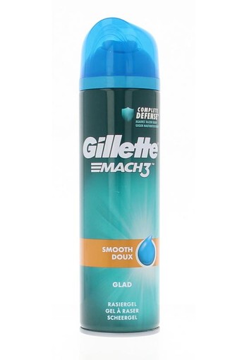 Gillette Mach3 complete defense gel glad (200 Milliliter)