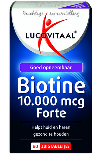 Lucovitaal Biotine forte (60 Zuigtabletten)