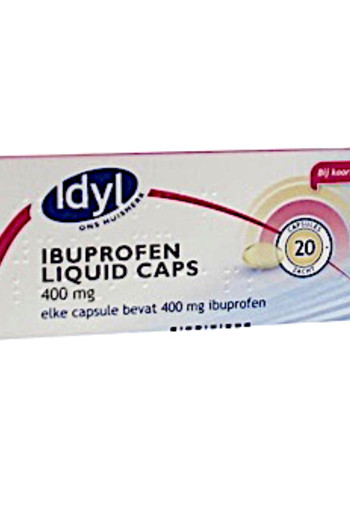 Idyl Ibuprofen 400mg liquid caps (20 Capsules)