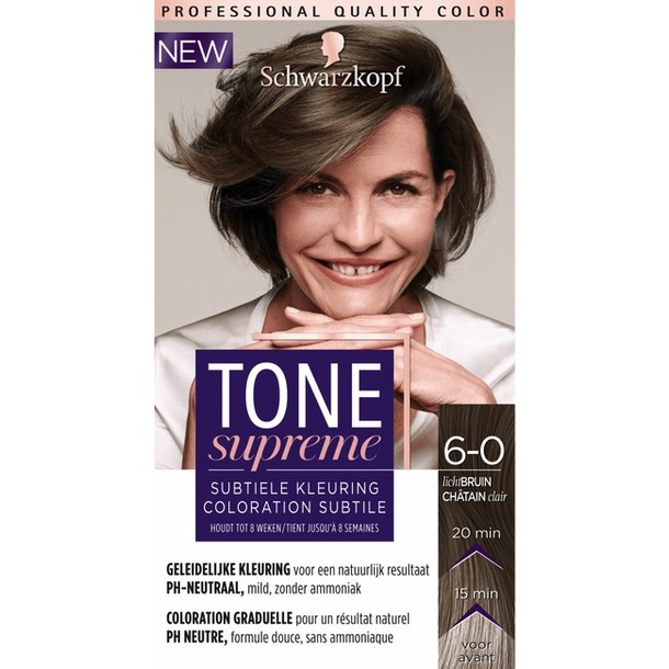 Schwarzkopf Tone Supreme 6-0 Lichtbruin