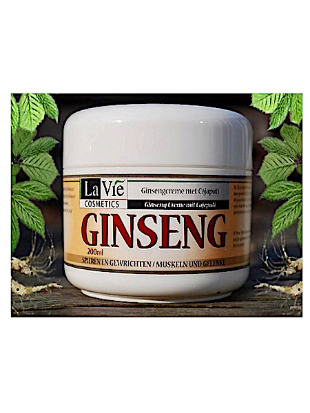 Ginseng Crème met Cajaputi 200 ml AKTIE 2 stuks voor € 20,00