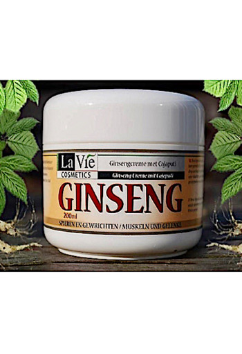 Ginseng Crème met Cajaputi 200 ml  AKTIE 2 stuks voor € 20,00