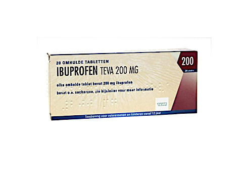 glans affældige software Teva Ibuprofen 200 mg (20 tabletten)