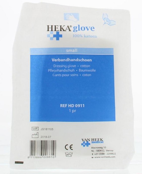 Heka Verbandhandschoenen maat S (2 Stuks)