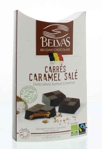 Belvas Puur met licht gezouten caramel (100 Gram)