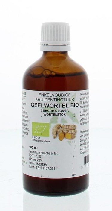 Cruydhof Curcuma longa / geelwortel tinctuur bio (100 Milliliter)