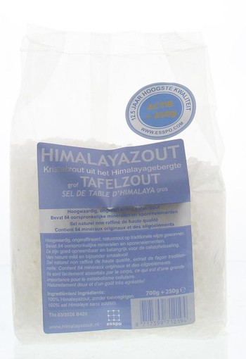 Esspo Himalayazout wit grof 700 + 250 gram actie (950 Gram)