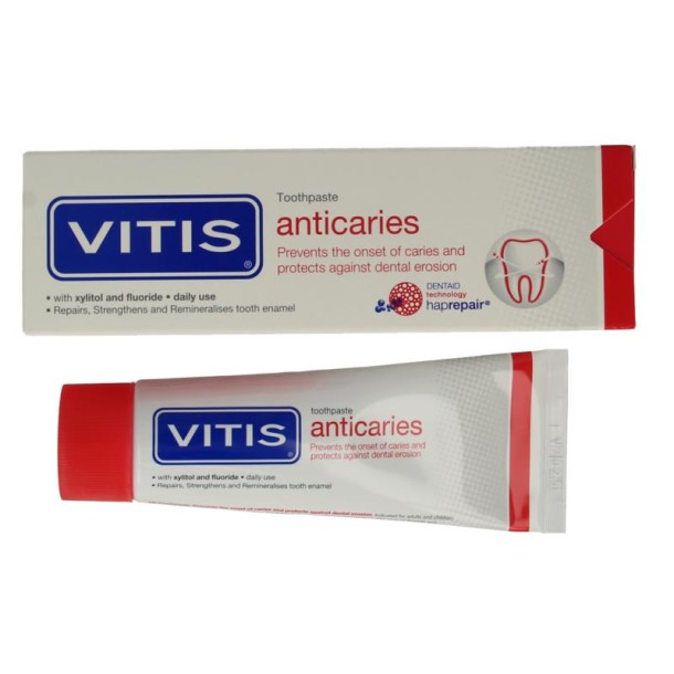 Vitis Tandpasta anti caries (75 Milliliter)