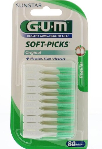 GUM Soft picks original regular 80 stuks