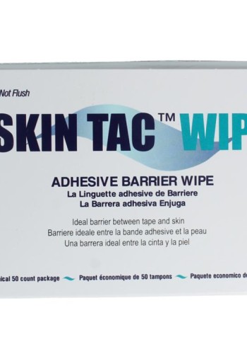 Diversen Skin tac wipe MS407W (50 Stuks)