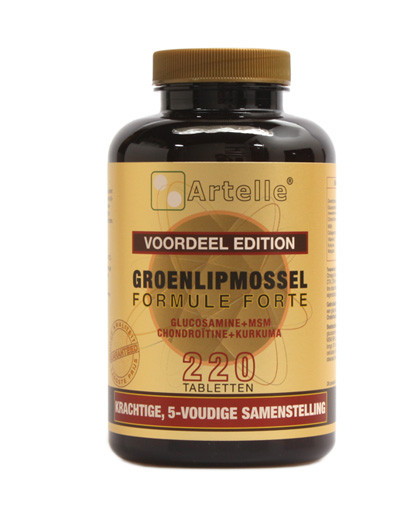 Artelle Groenlipmossel formule forte (220 Tabletten)