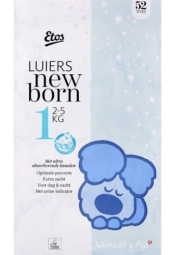 Etos Lui­ers maat 1 (new­born) 2-5 kg