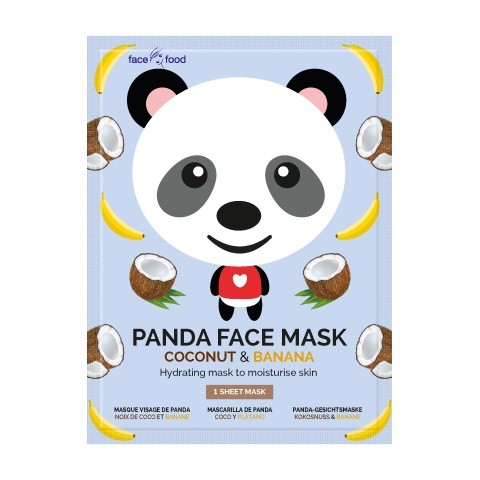 Montagne Panda sheet face mask coconut & banana (1 Stuks)