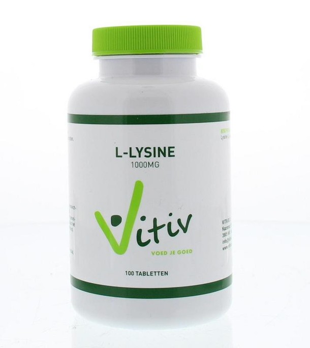 Vitiv L-lysine 1000mg (100 Tabletten)