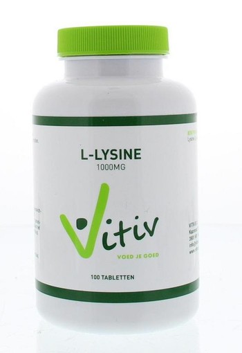 Vitiv L-lysine 1000 mg (100 Tabletten)