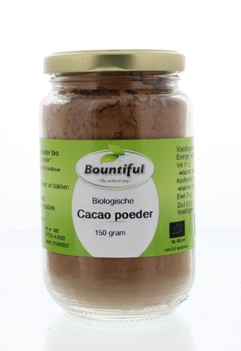 Bountiful Cacao poeder bio (150 Gram)