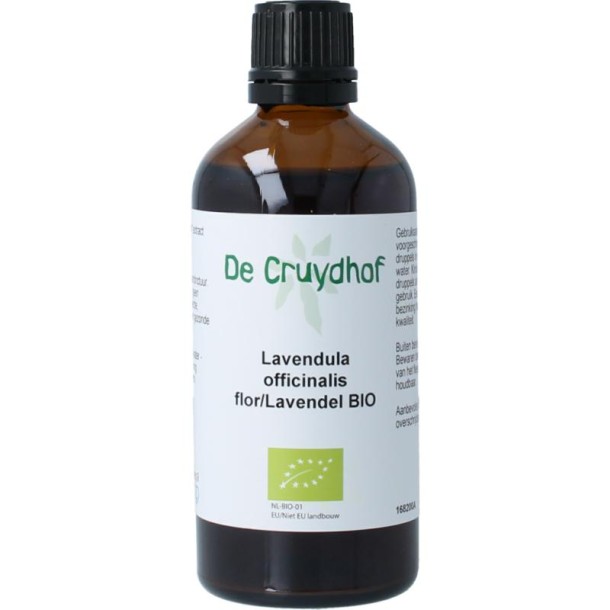 Cruydhof Lavandula officinalis flor tinctuur bio (100 Milliliter)
